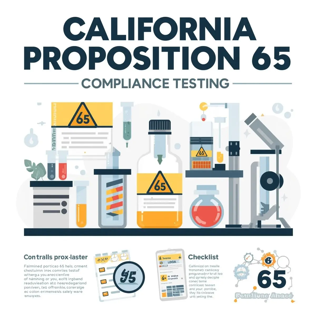 California Proposition 65 Compliance Testing Lab Services